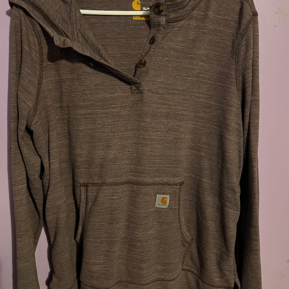Women’s Carhartt 1/4 button up size XL